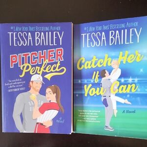 Pitcher Perfect & Catch Her If You Can - Tessa Bailey Paperback Books
